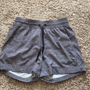 Grey Lululemon shorts